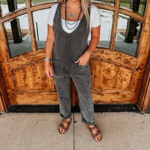 Charcoal Overalls
